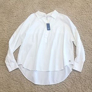 Crown & Ivy Button Women's Blouse